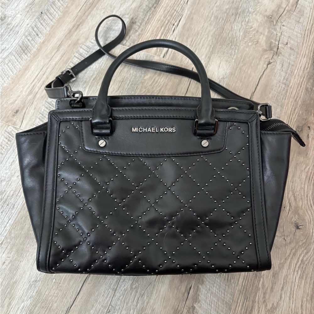 Michael Kors Black Quilted Women's Bag